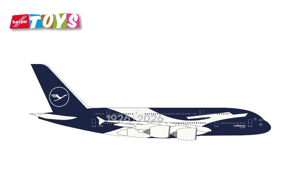 Herpa 86DT-4137 Single Lufthansa A380 100
