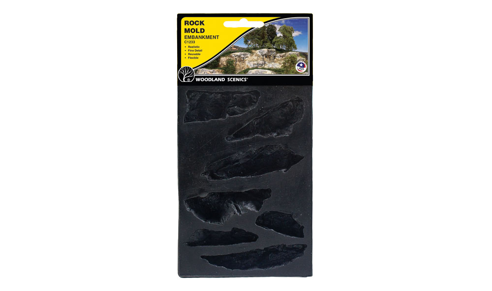 Woodland Scenics C1233 Gießform Uferbefestigung Neu OVP