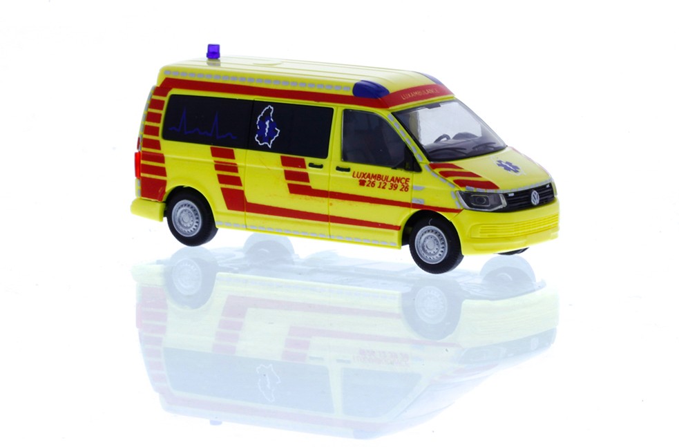 Rietze 53775 VW T6 Luxambulance (LU) 1:87 Spur H0 Standmodell