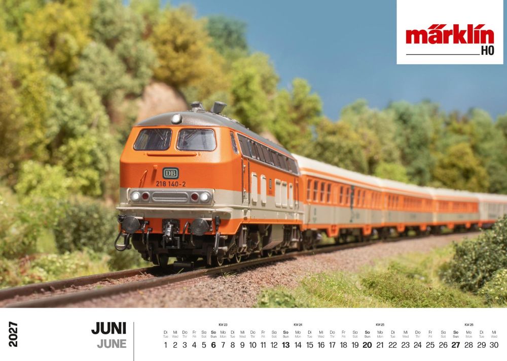 Märklin 19727 Märklin/Trix Wandkalender 2027 NEU