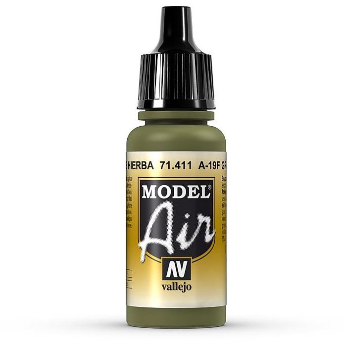 Vallejo 71411 Grass-Grün, A-19F, 17 ml