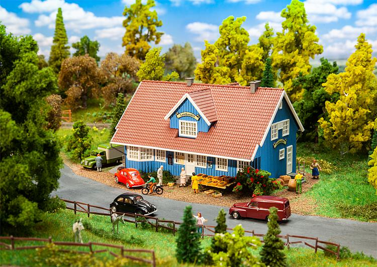 Faller 130660 Schwedischer Dorfladen 1:87 Spur H0 Bausatz Neu OVP
