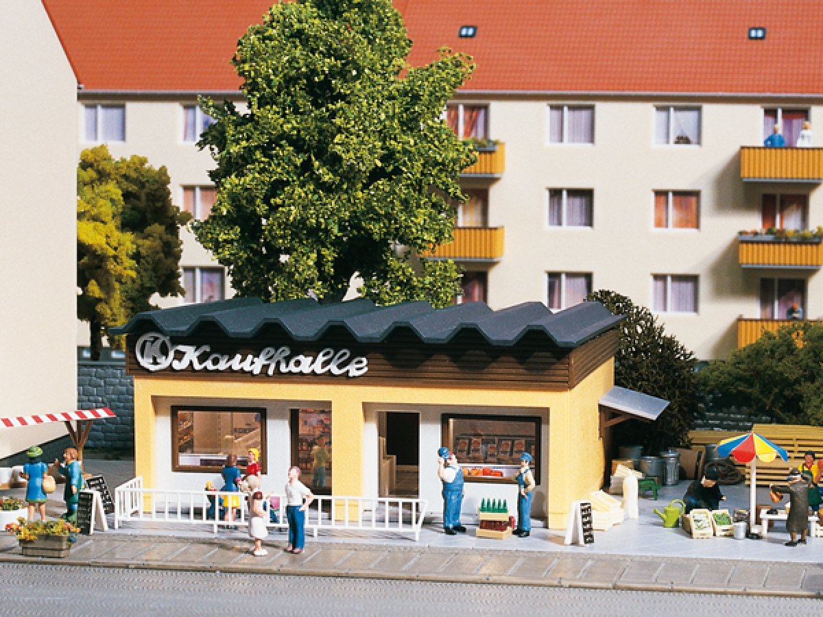 Auhagen 11406 Kaufhalle - Spur H0 - Bausatz - Neu - OVP
