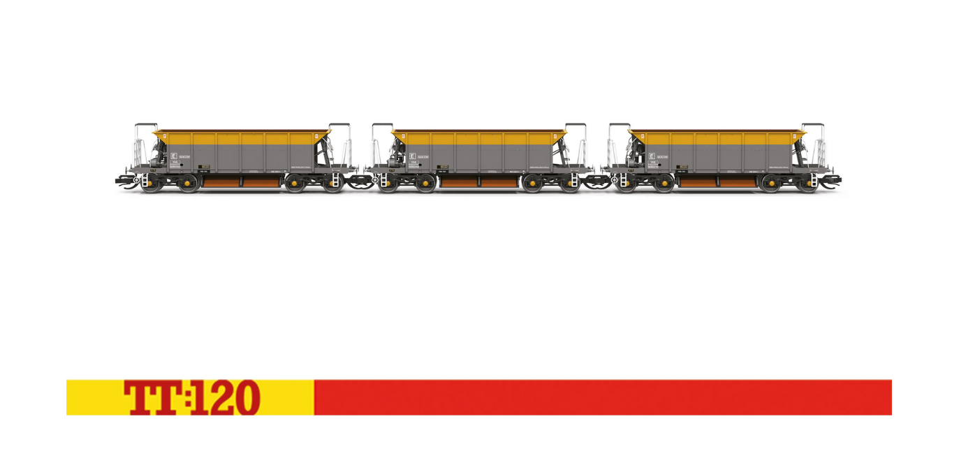 Hornby TT6066 Civil Engineers - YGB Seacow Wagon - Triple Pack Spur TT