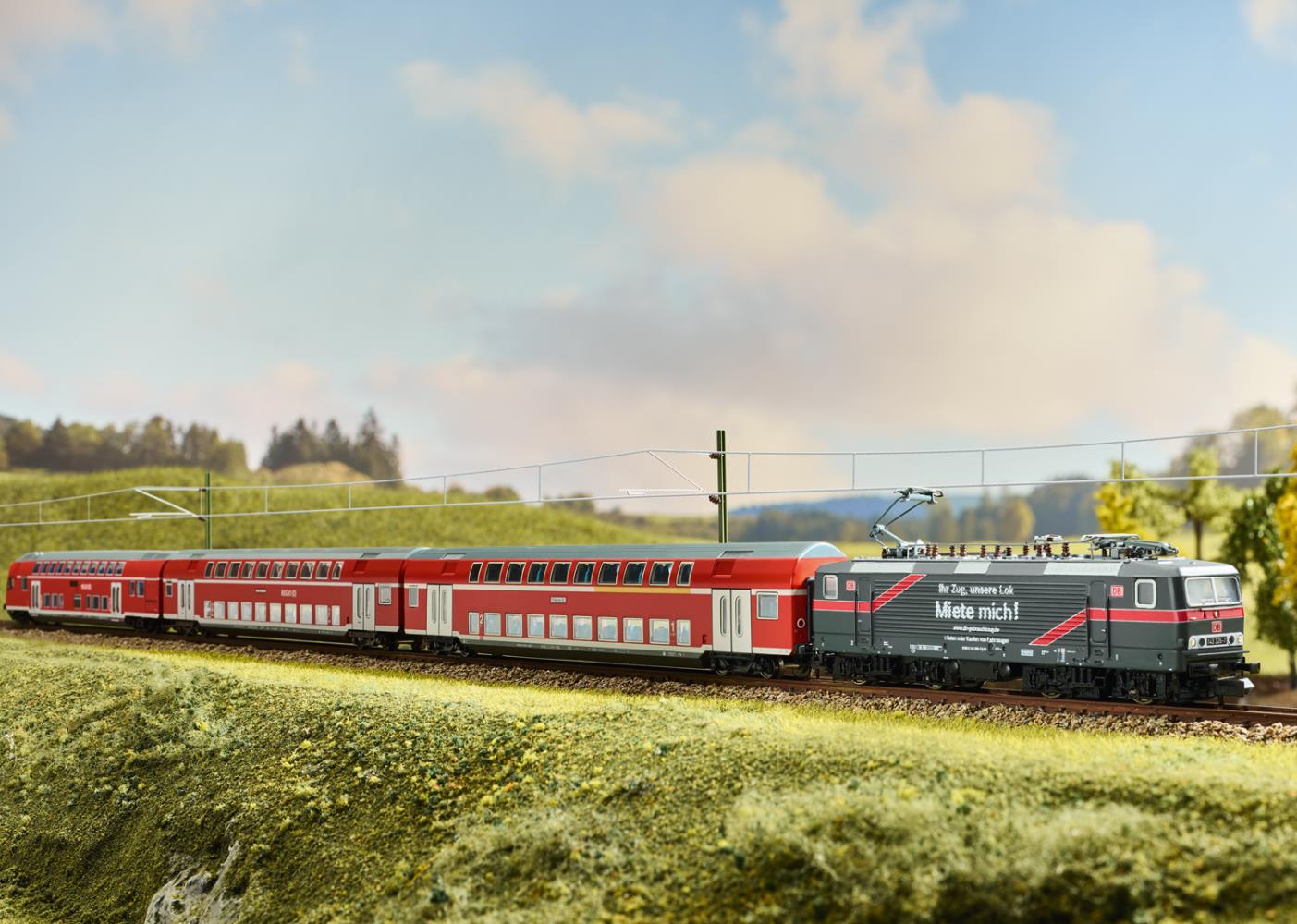 Trix 16435 Elektrolokomotive Baureihe 143 DB AG 1:160 Spur N