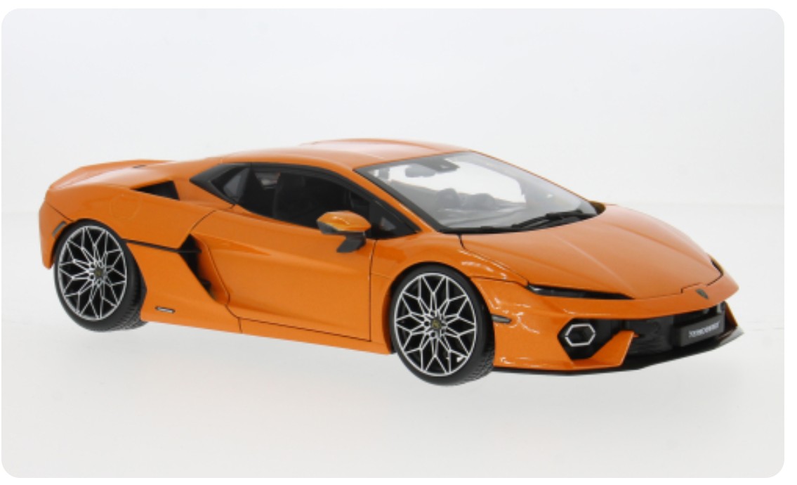 Bburago 18-11052 Lamborghini Temerario 2025 orange 1:18 Standmodell