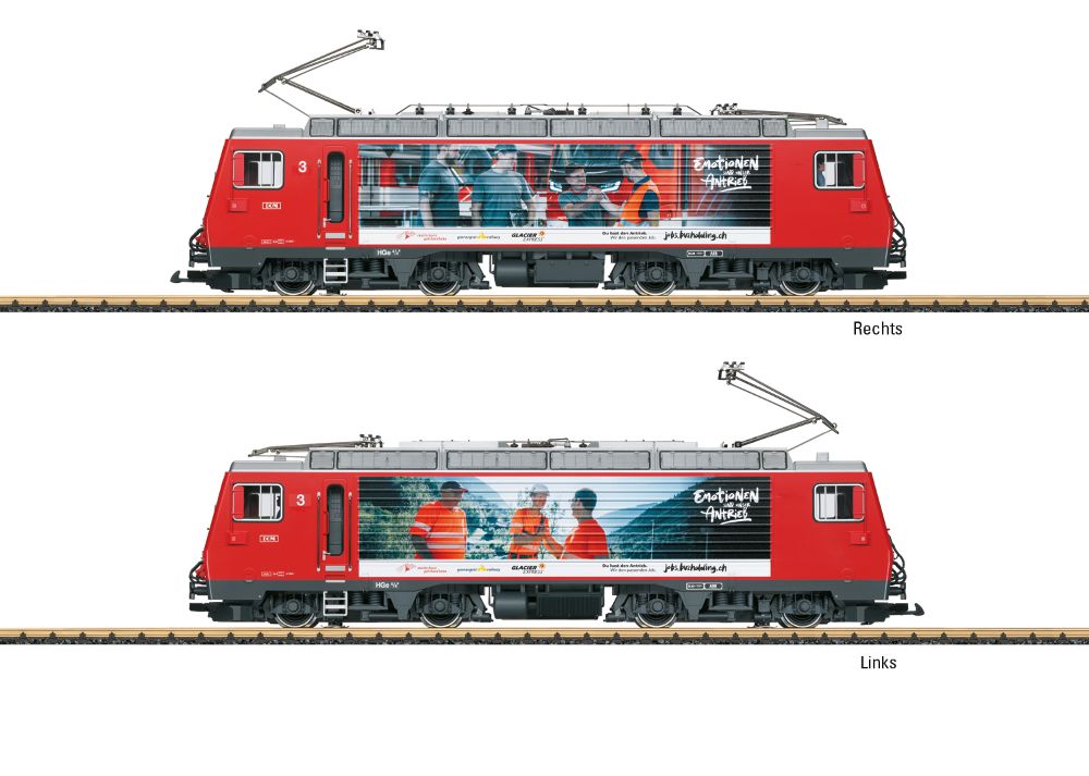 LGB 23105 E-Lok Nr. 3 "DOM" (HGe 4/4 II) MGB 1:22,5 Spur G NEU