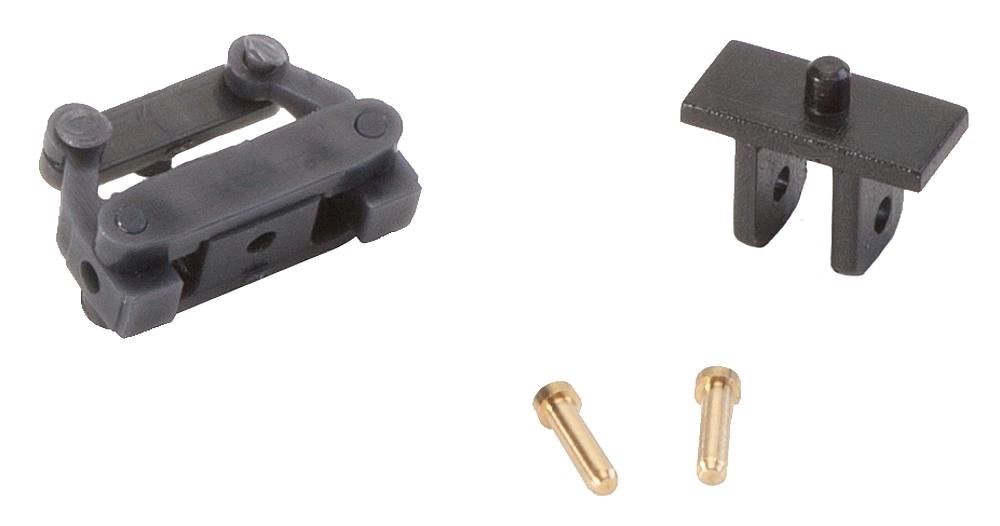 Faller 163054 Car System N Vorderachse mont. o. Räder (8 mm) 1:160
