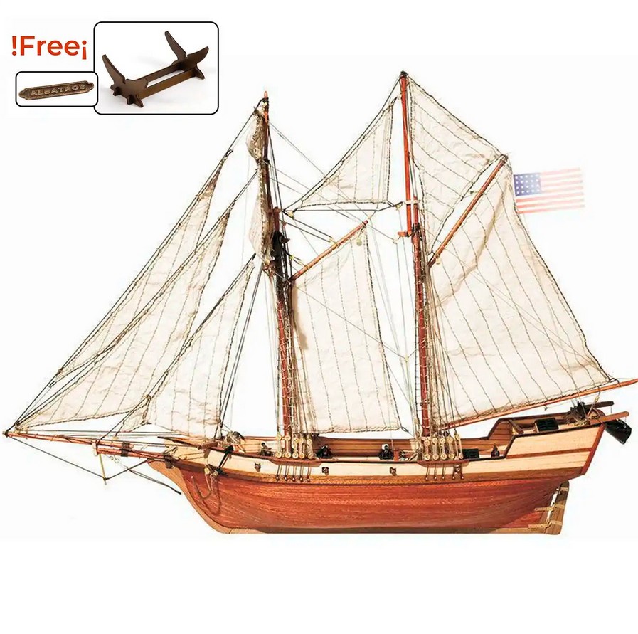 OcCre 12500 Albatros Schoner 1:100 Holzbausatz Neu OVP