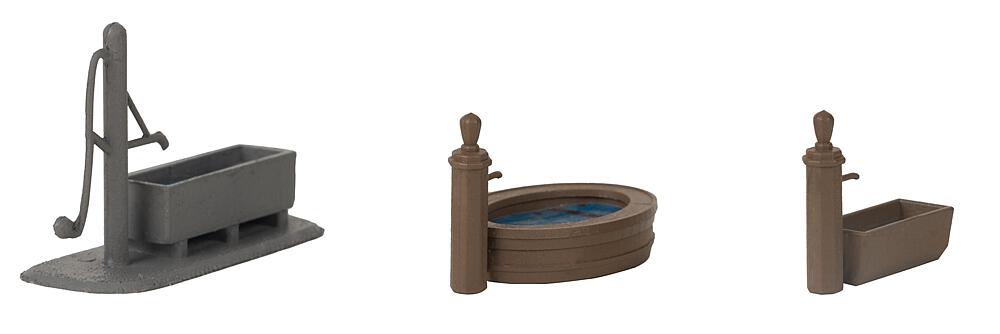 Faller 180875 3 Dorfbrunnen 1:87 Spur H0 Neu OVP Ausschmückung