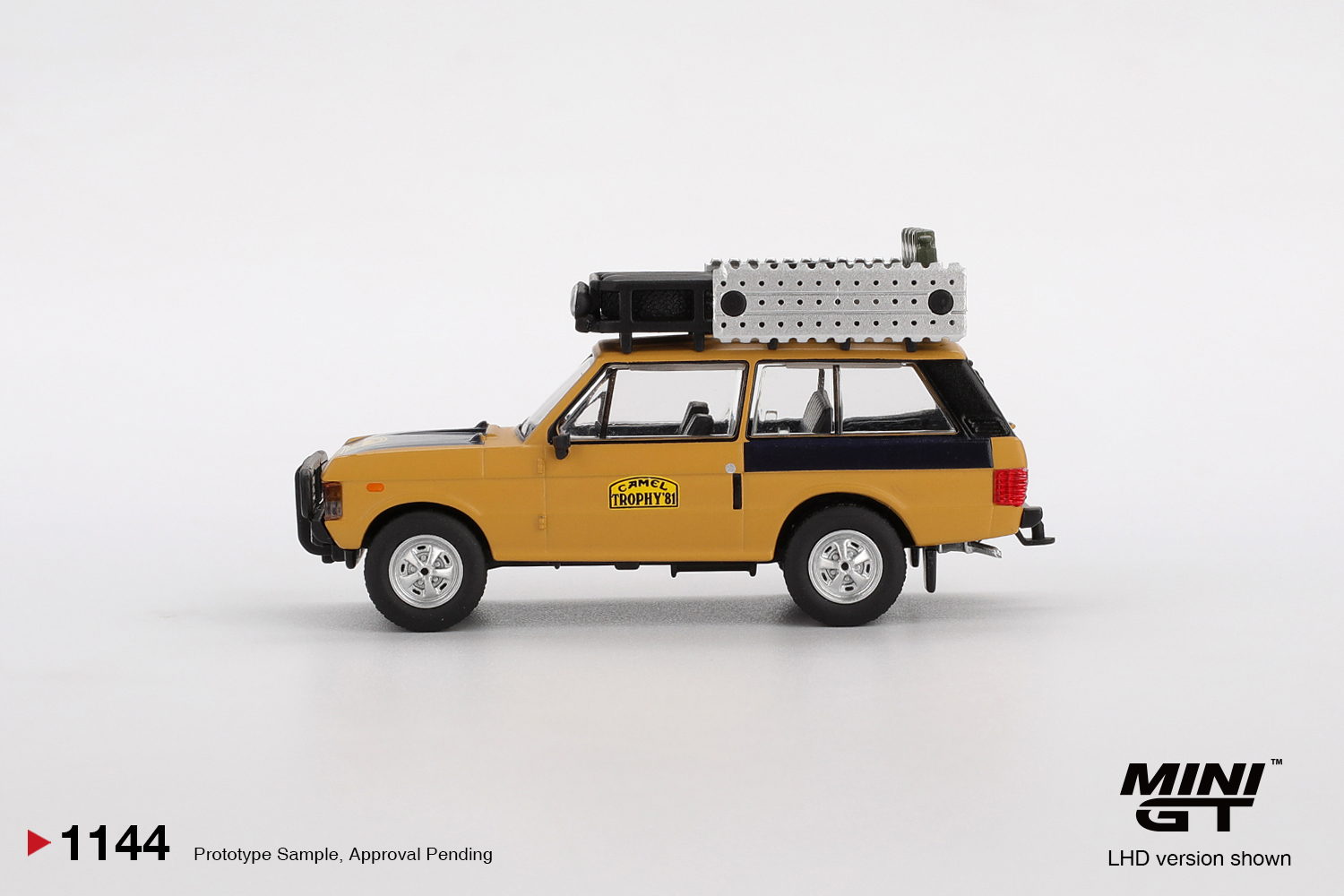 Mini GT 1144 Range Rover 1981 Camel Trophy Sumatra Winner 1:64