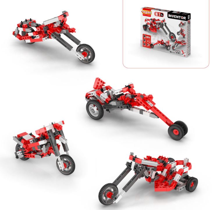 Engino 1632 INVENTOR 16 Bikes - Bausatz - Neu - OVP