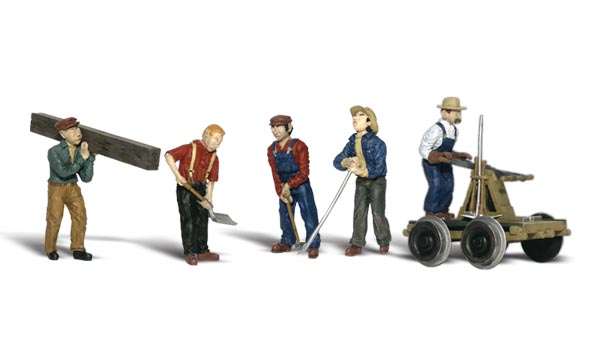 Woodland Scenics A2747 Bahnarbeiter 1:45 Spur 0 Neu OVP Figuren