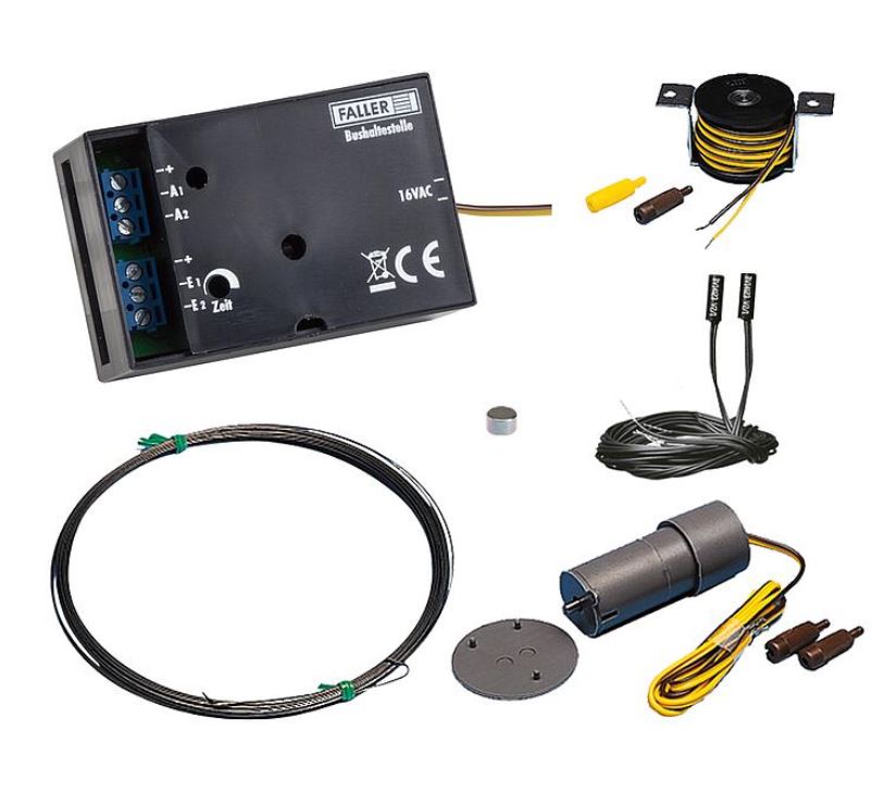 Faller 161905 Car System Bushaltestellen-Set inkl. Laser-Street H0 1:87