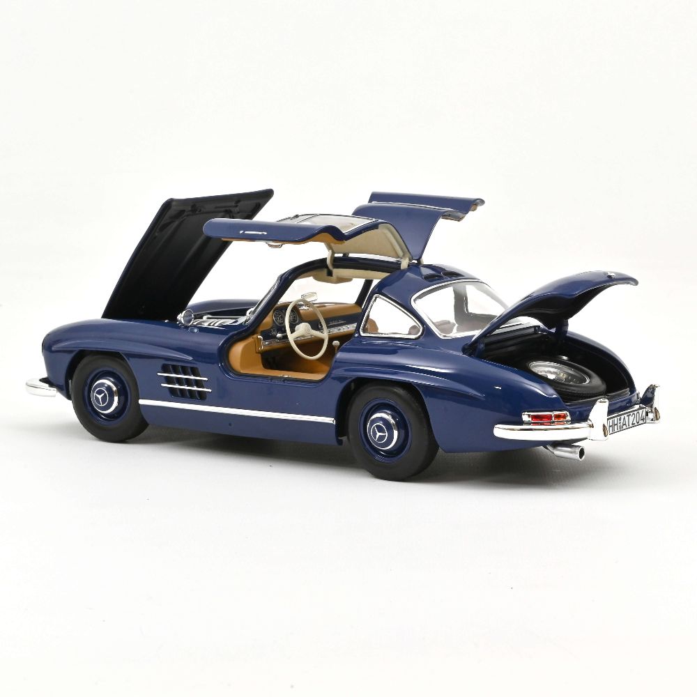 Norev 183852 Mercedes-Benz 300 SL 1954 Blau 1:18 Standmodell NEU