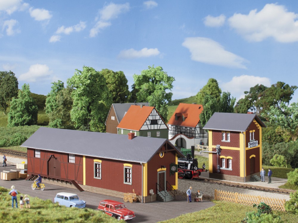 Auhagen 11435 Bahnhof Steinbach mit Wasserhaus