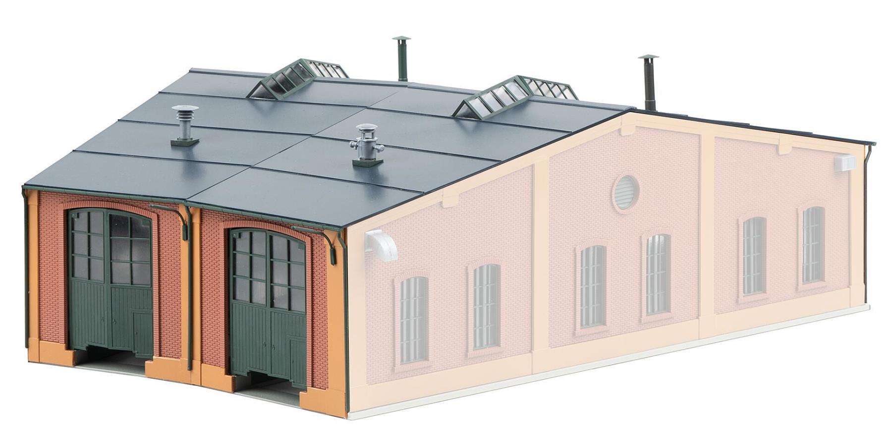Faller 120282 Ergänzungs-Set Ringlokschuppen 12°-Teilung 1:87 Spur H0