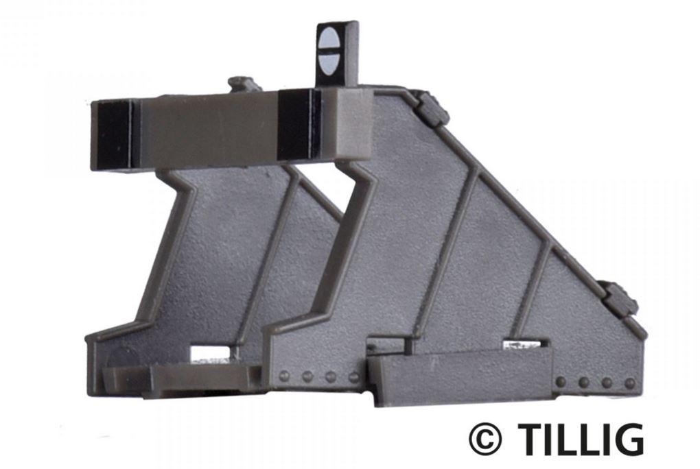 Tillig 83441 Bausatz vier Prellböcke grau - Spur TT - Neu