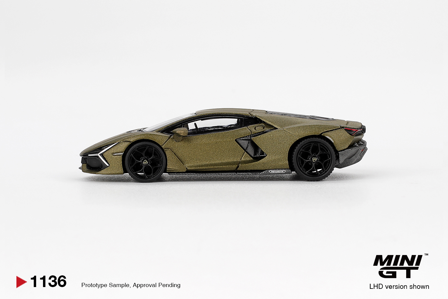 Mini GT 1136 1:64 LAMBORGHINI REVUELTO VERDE GEA MATTE 2023