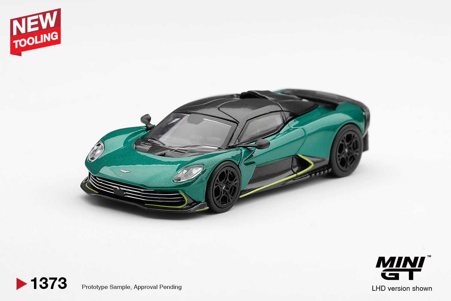 Mini GT 1373 1:64 ASTON MARTIN VALHALLA PODIUM GREEN 2025