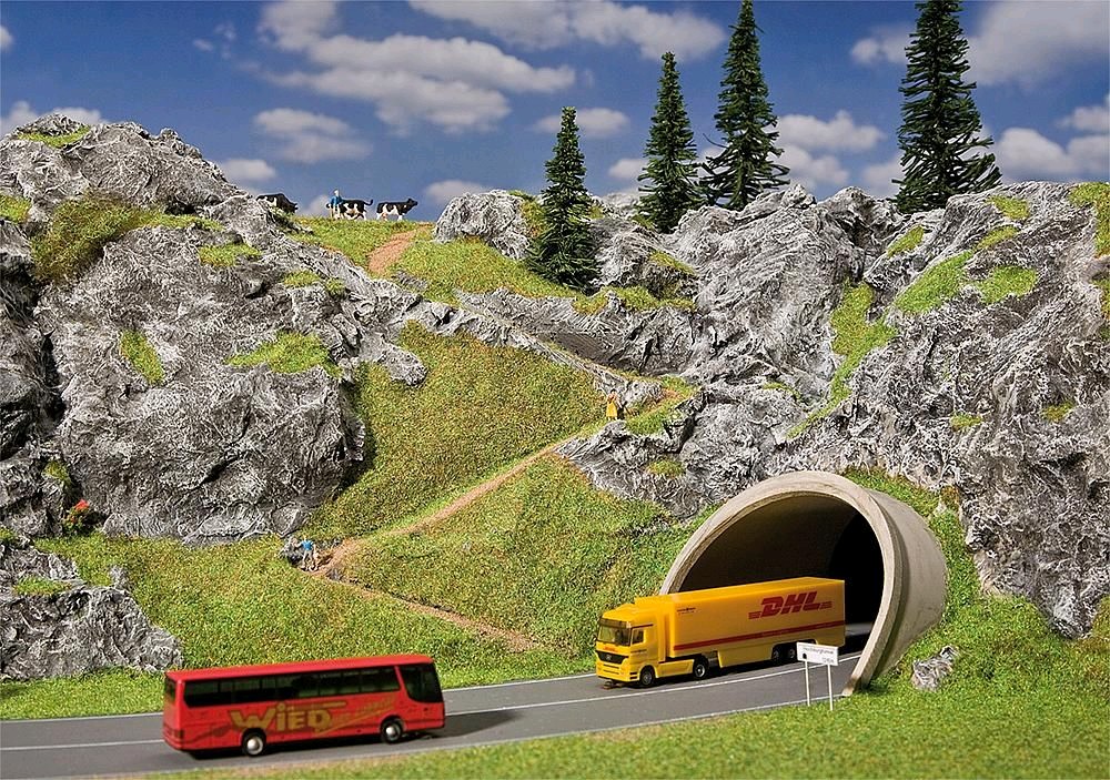 Faller 272582 ICE-/Straßen-Tunnelportal 1:160 Spur N Neu OVP