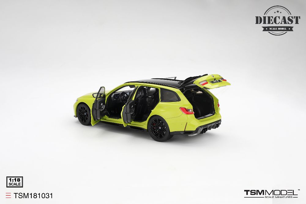 TSM TSM181031 1:18 BMW M3 TOURING (G81) SAO PAULO YELLOW SOLID 2023
