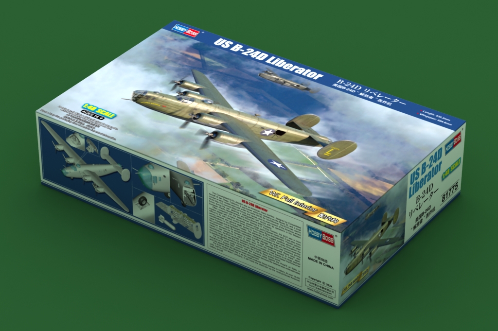 HobbyBoss 81775 US B-24D Liberator 1:48 Modellbausatz Neu OVP