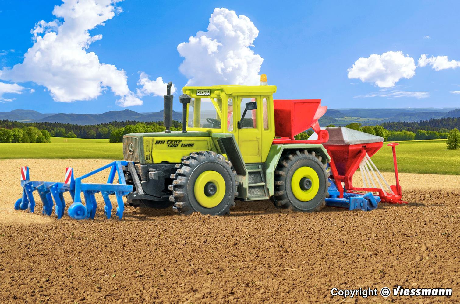 Kibri 10702 MB TRAC mit Säkombination 1:87 Spur H0 Bausatz Neu