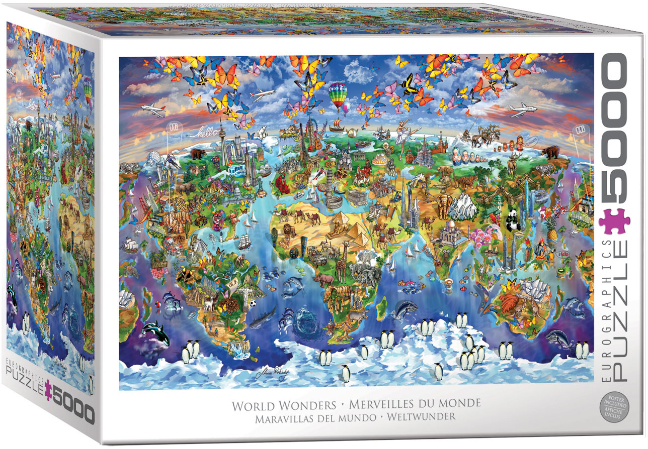 EUROGRAPHICS 8520-5880 Weltwunder 5000 Teile Puzzle