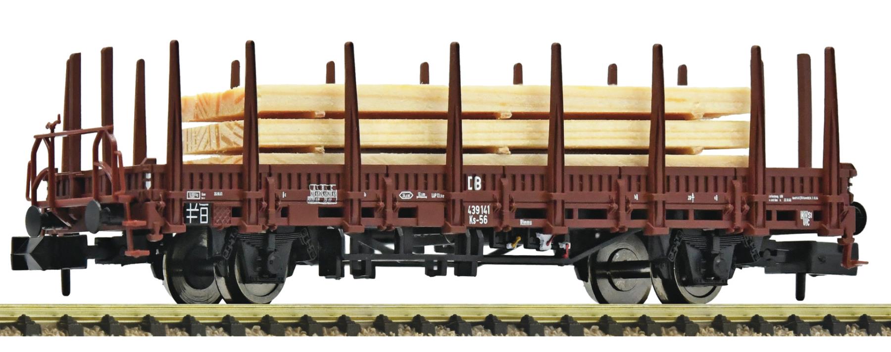 Fleischmann 6660059 Steckrungenwagen DB 1:160 Spur N DC Neu OVP