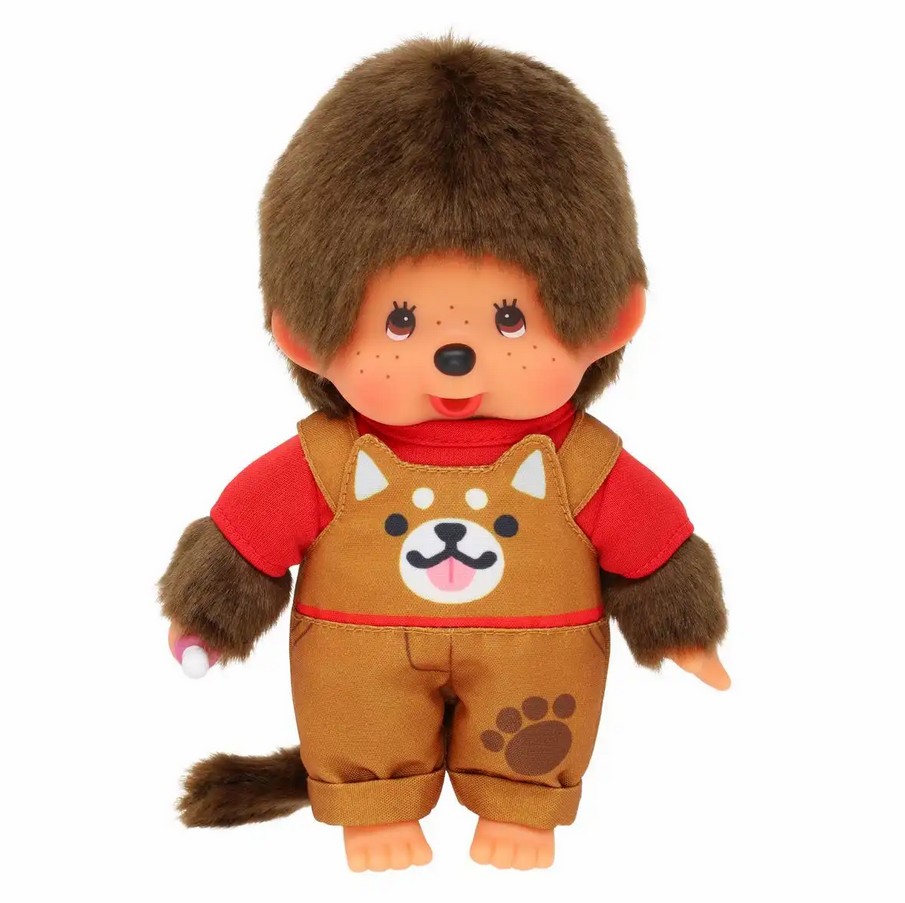 Monchhichi 203864 Plüschfigur Animal Dress Shiba Boy 20 cm Stoff NEU