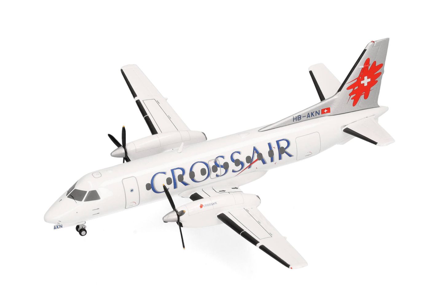 Herpa 573252 Crossair Saab 340 (last color scheme) 1:200 Neu OVP