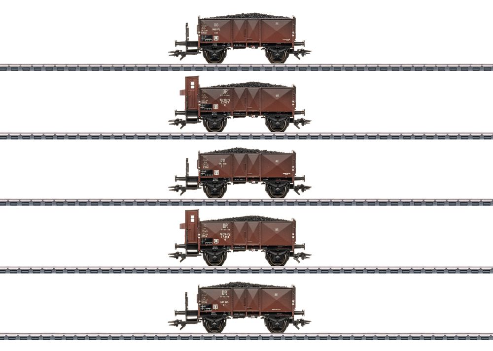 Märklin 46047 Kohlewagen-Set Bauart O11 / O Nürnberg (DB) Spur H0