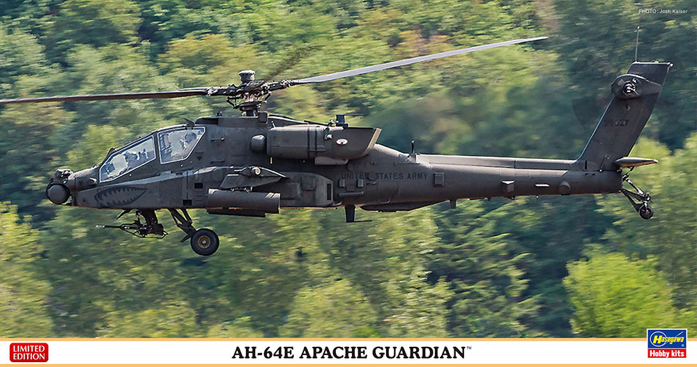 Hasegawa 07564 Ah-64E Apache Guardian 1:48 Bausatz NEU OVP