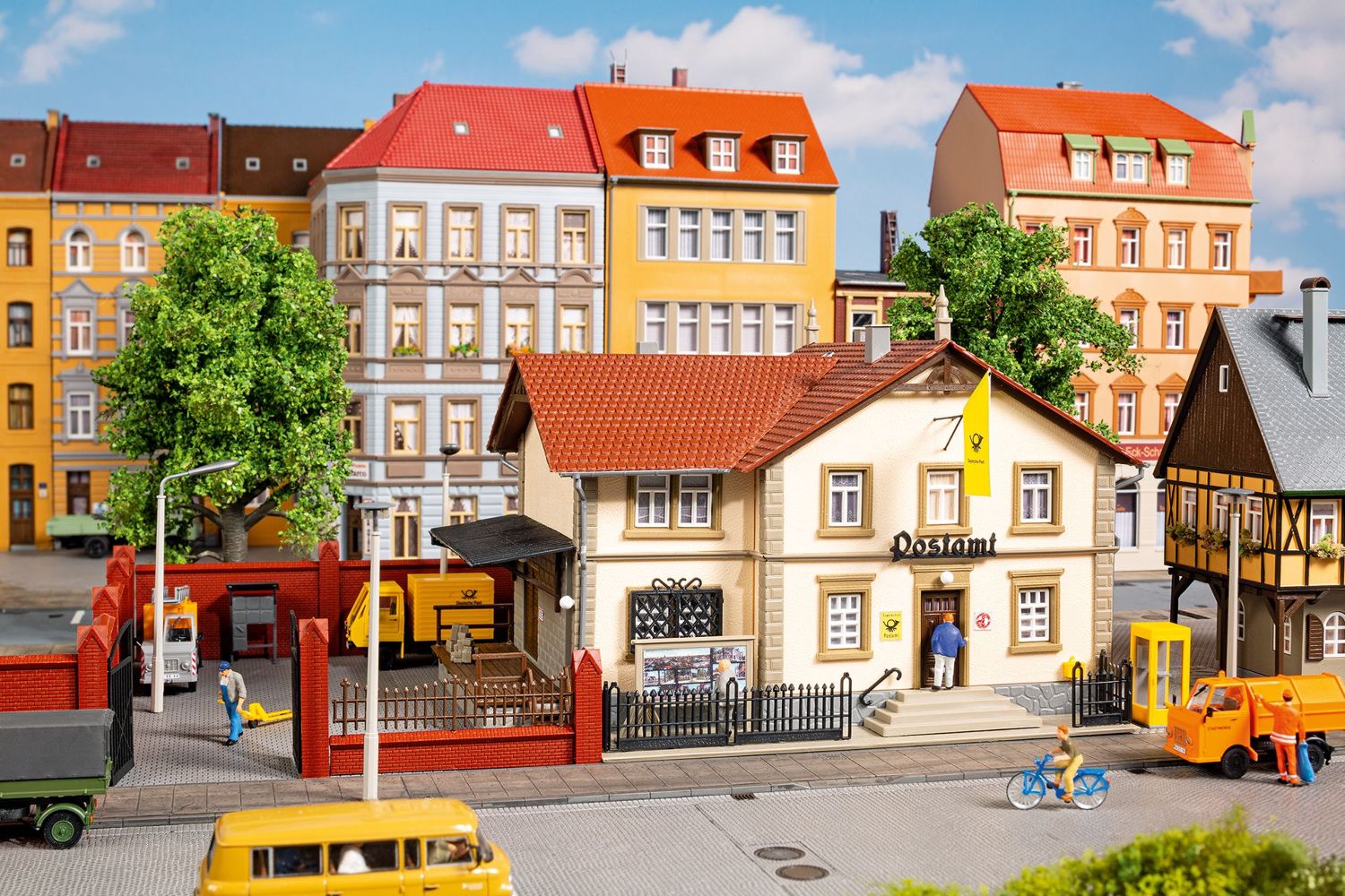 Auhagen 11479 Postamt 1:87 Spur H0 Bausatz Neu OVP