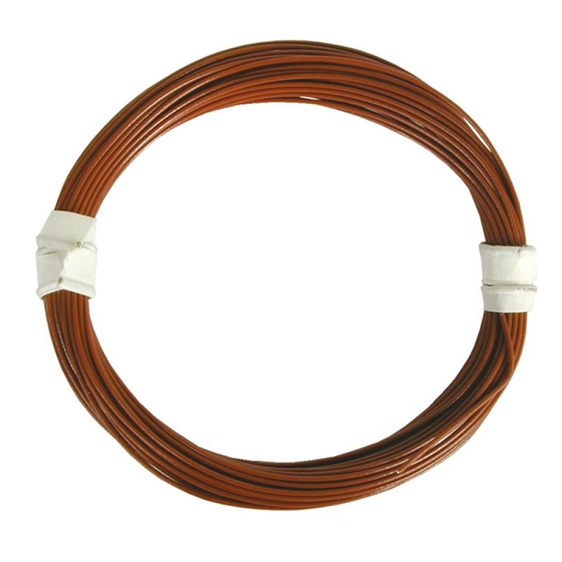 Viessmann 6892 Extradünner Spezialdraht 0,03 mm², braun, 5 m