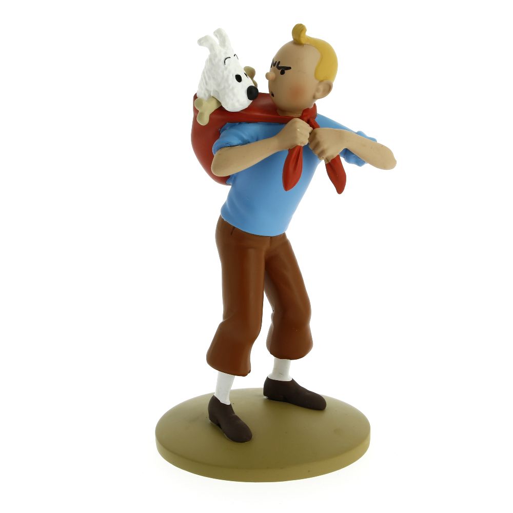 Tim & Struppi TINTIN 42194 Tim trägt Struppi 12 cm Neu OVP Figur