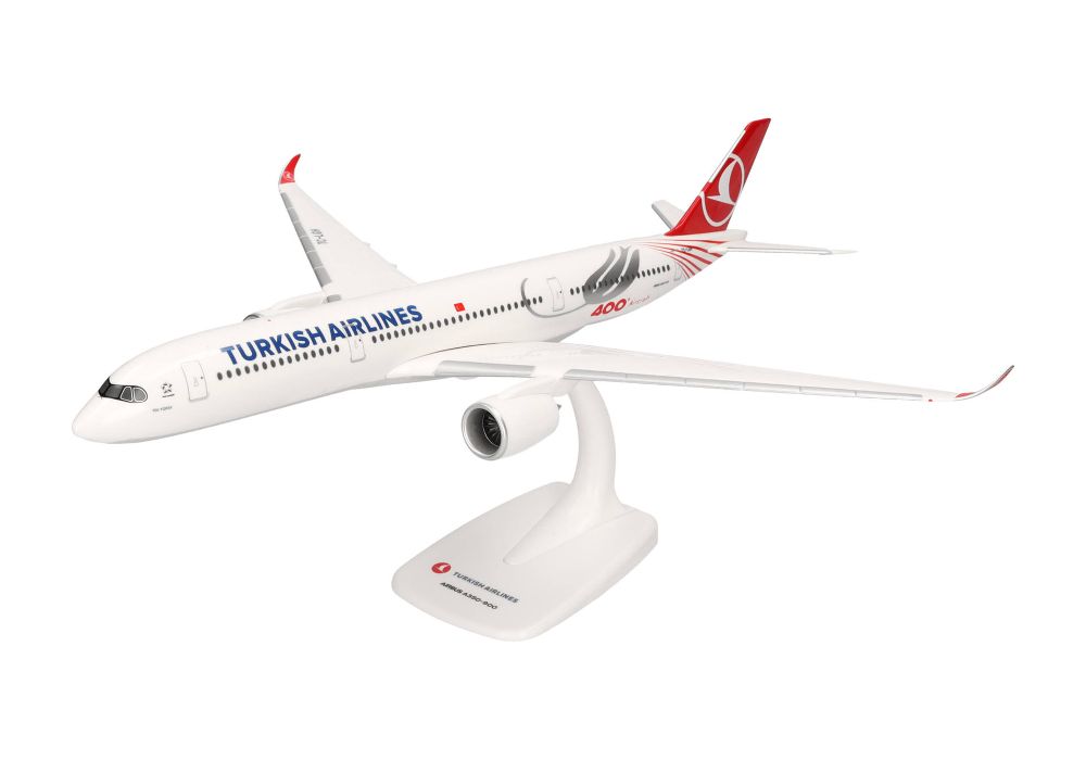 Herpa 614689 Turkish Airlines Airbus A350-900 "400th" 1:200 Snap-Fit