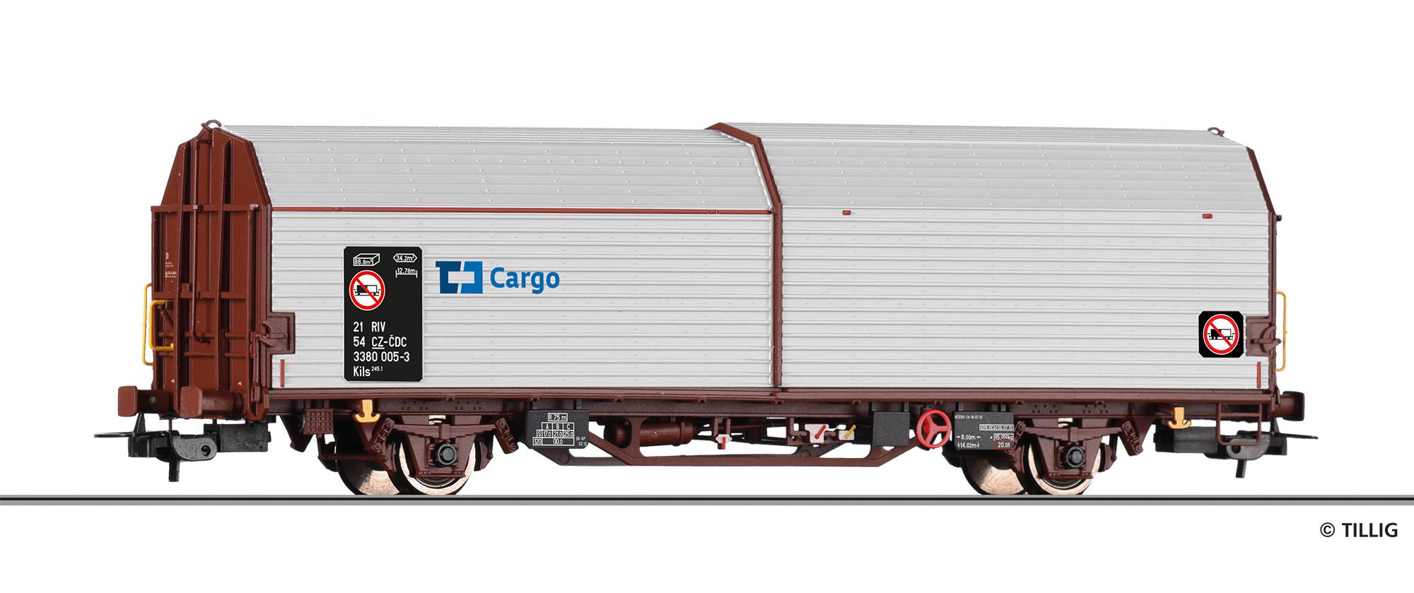 Tillig 77089 Haubenwagen Kils 245.1 der ČD Cargo