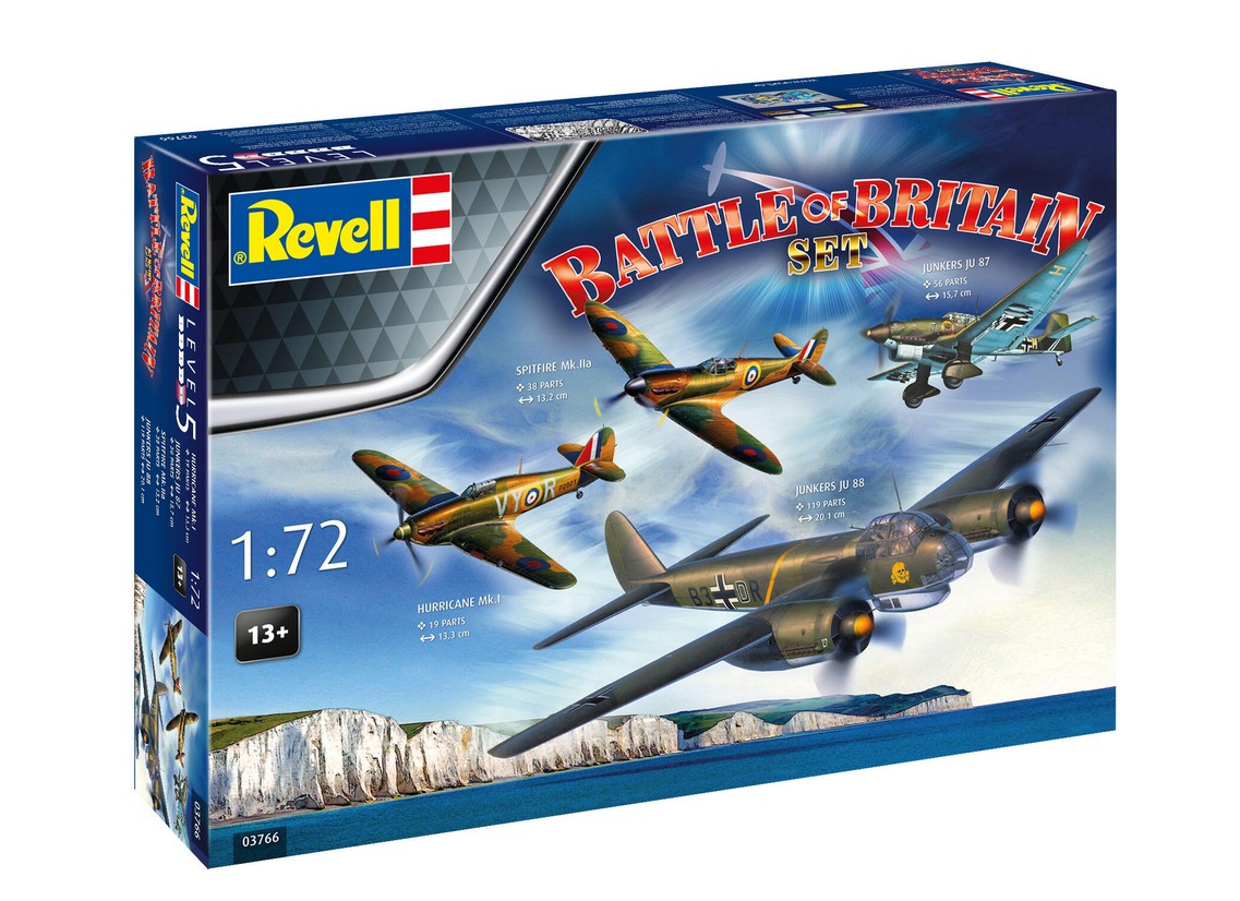 Revell 03766 Battle of Britain 85th Anniversary Set 1:72 Bausatz