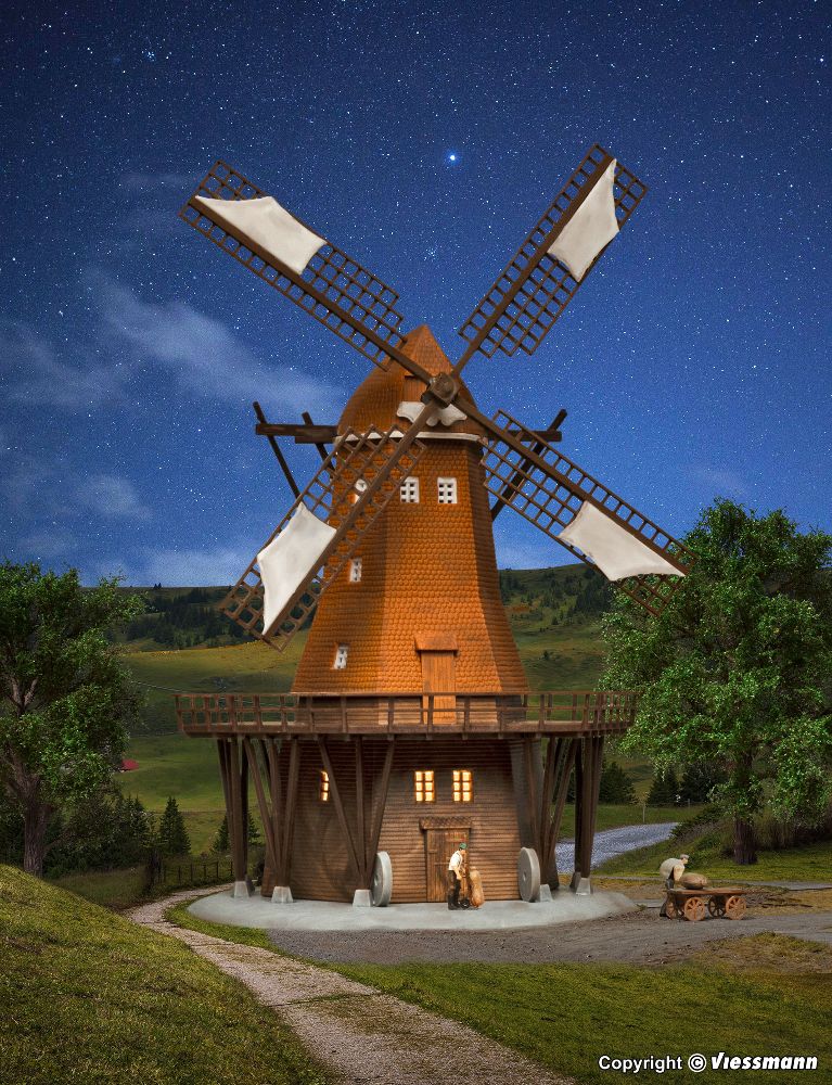 Kibri 37301 Windmühle in Lemkenhafen 1:160 Spur N Bausatz Neu