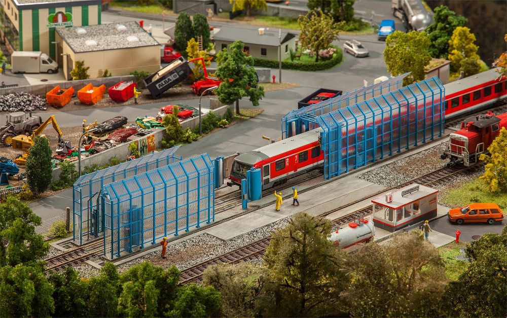 Faller 120208 Zugwaschanlage 1:87 Spur H0 Bausatz Neu OVP
