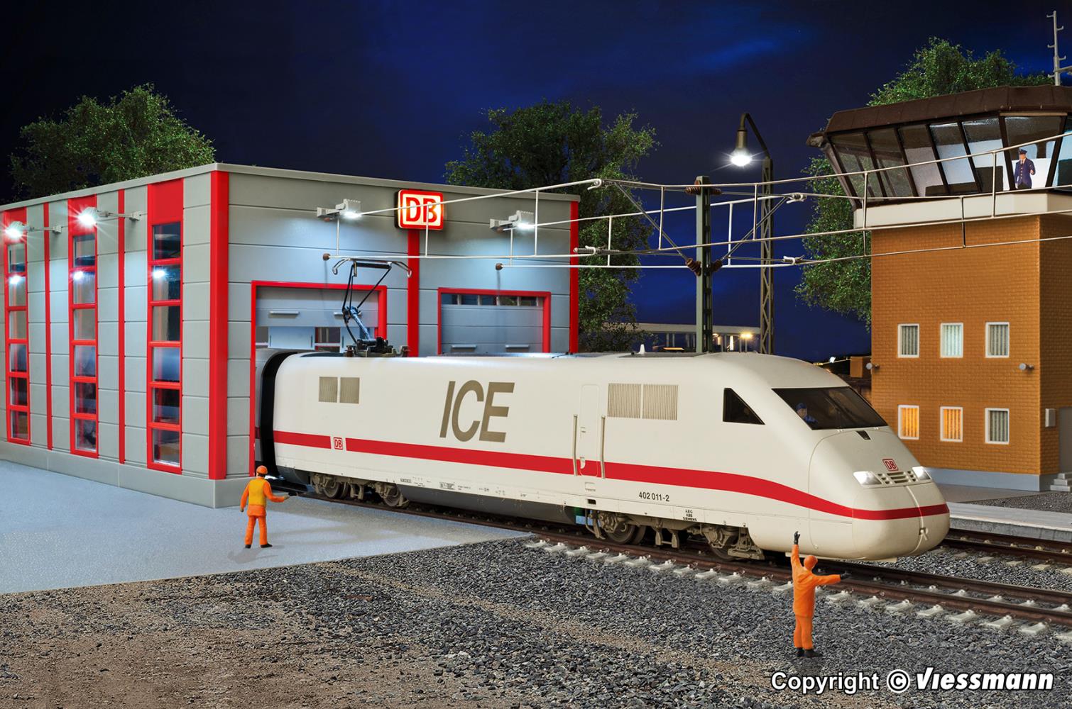 Kibri 39256 Wartungshalle Deutsche Bahn modern 1:87 Spur H0