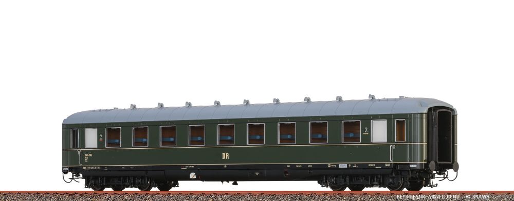 Brawa 51071 Personenwagen B4üpe DR 1:87 Spur H0 DC+ LED NEU