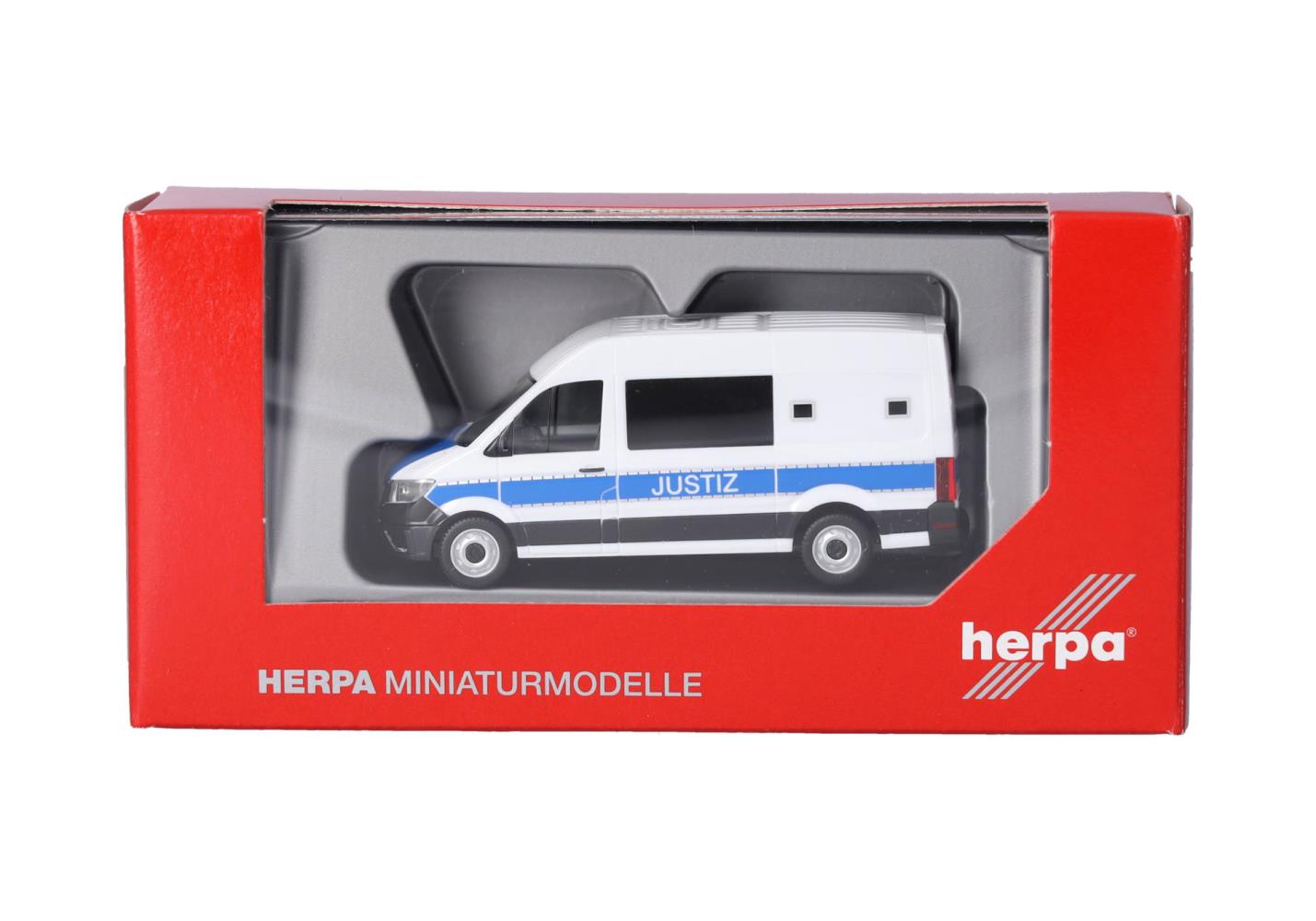 Herpa 098021 MAN TGE Kasten Hochdach Gefangenentransporter 1:87