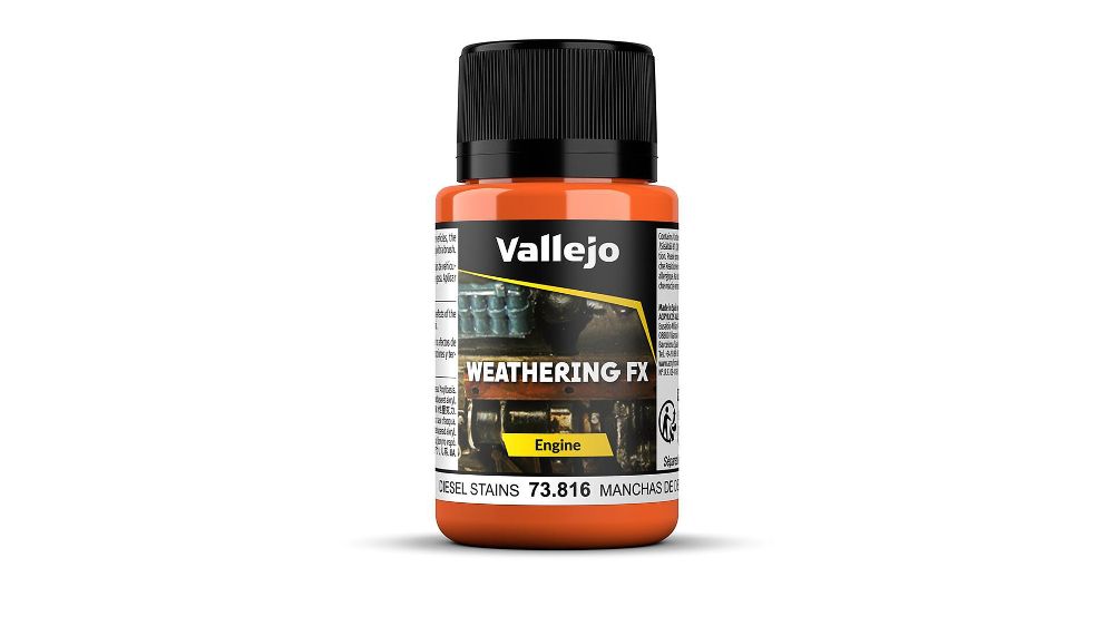Vallejo 73816 Diesel-Flecken, 40 ml Weathering NEU