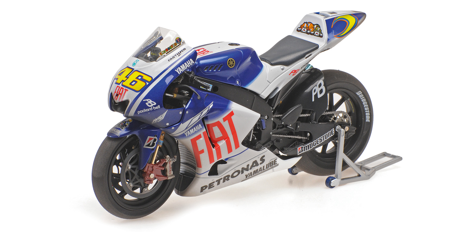 Minichamps 122093246 VALE ROSSI WORLD CHAMPION MOTOGP 2009 1:12