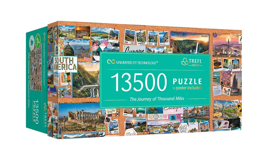 Trefl 81025 Reise von tausend Meilen 13500 Teile Puzzle Neu OVP