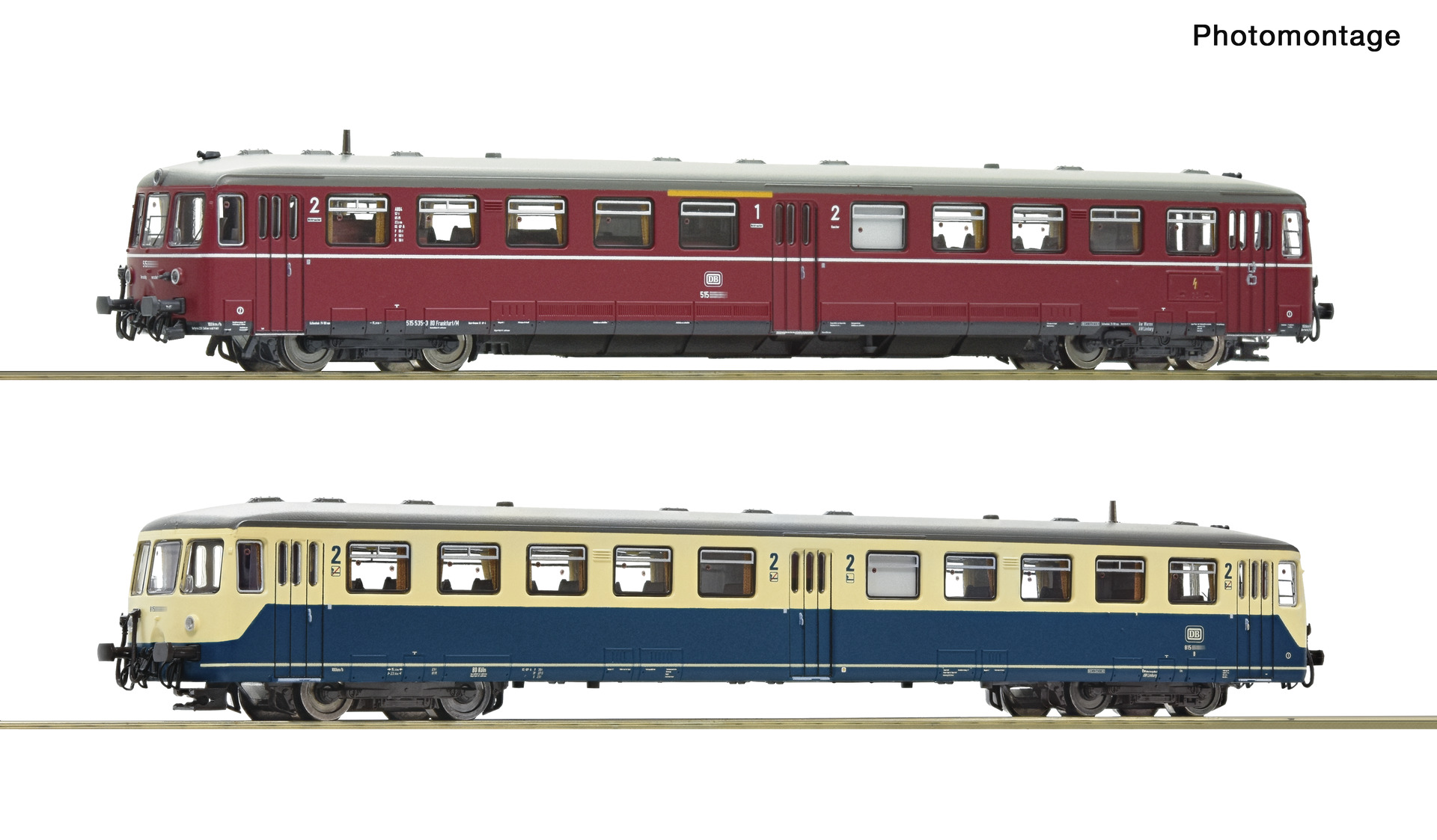 Fleischmann 7760019 Akkutriebwagen 515 537-9 mit Steuerwagen, DB