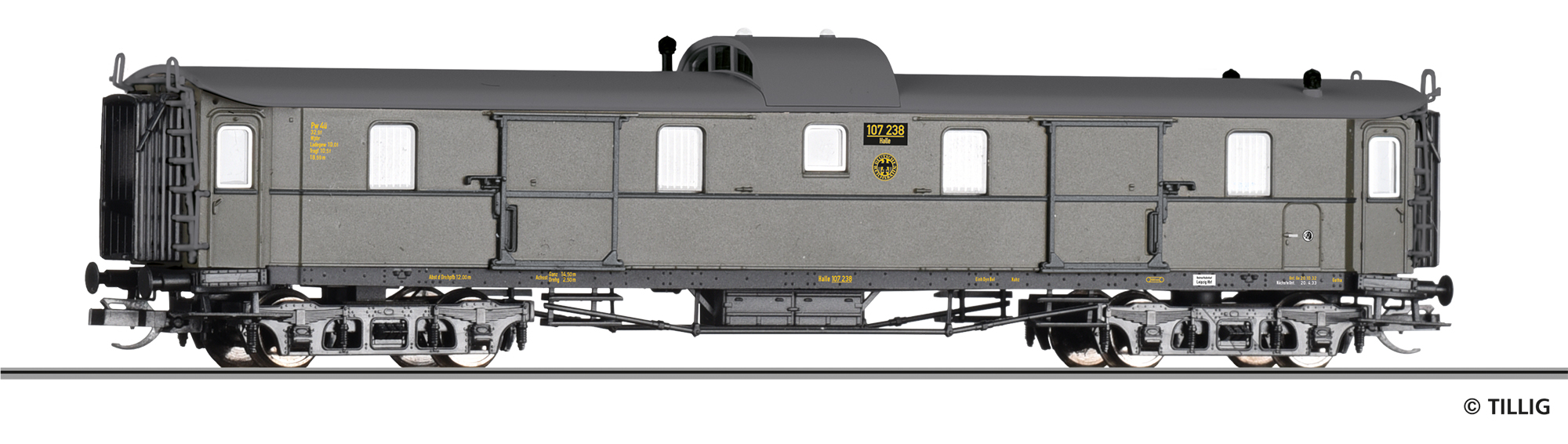 Tillig 12062 Packwagen Pw4ü der DRG